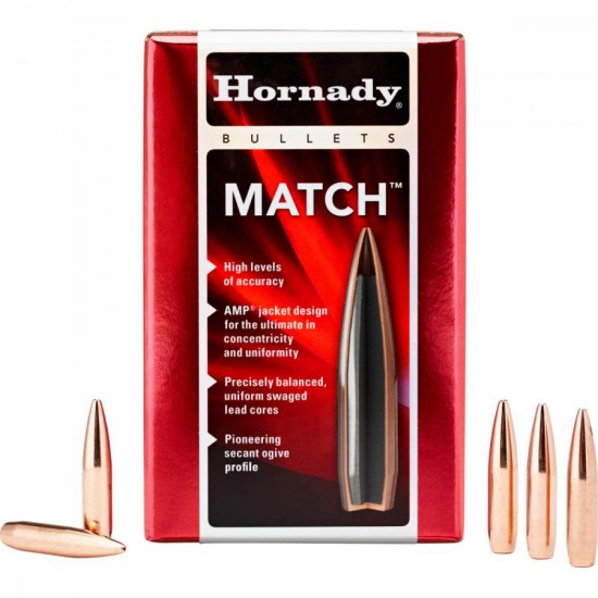 6,5mm .264 Hornady lövedék BTHP Match  140 gr